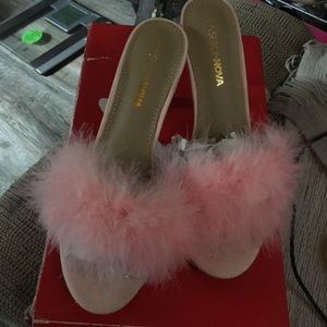 FashionNova Fuzzy Heels